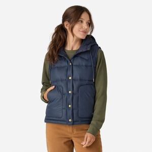 Patagonia Bivy Hooded Vest Navy Blue Size XL Pitch Blue Smolder Blue